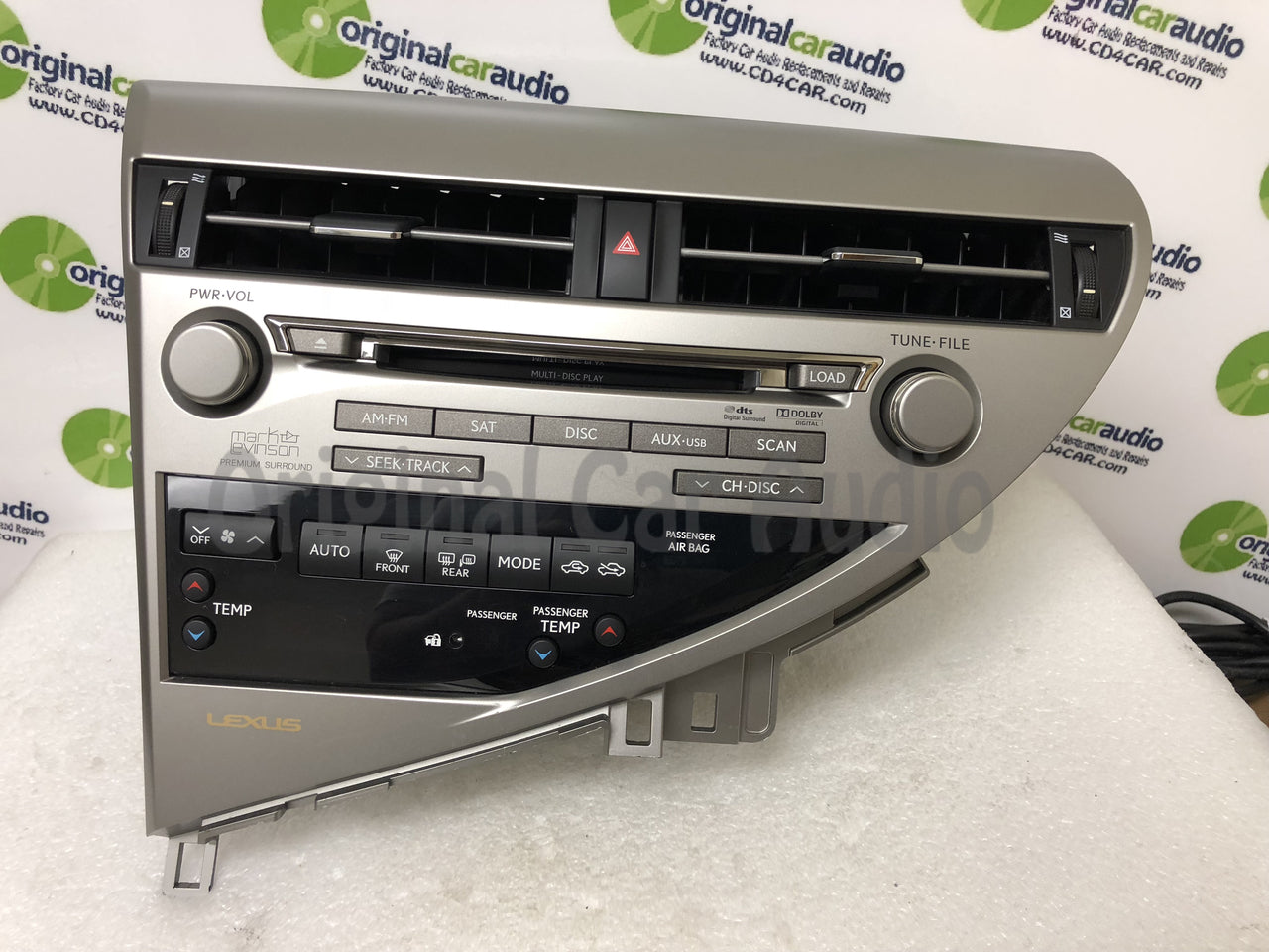 Refurbished 2011 - 2013 Lexus RX350 RX450H OEM Mark Levinson 6 CD Changer AM FM Radio Receiver AP6547