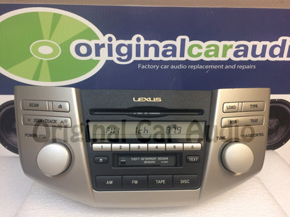 2004 - 2006 Lexus RX330 Radio 6 CD Player RDS Radio 86120-0E010 AP6829