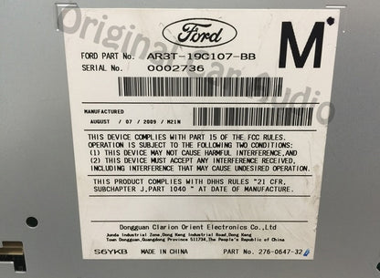 2010 Ford Mustang OEM AM FM Radio Single CD Player Receiver