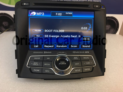 2011-2013 Hyundai Sonata Dimension GPS Navigation HD Radio 96560-3Q0054X