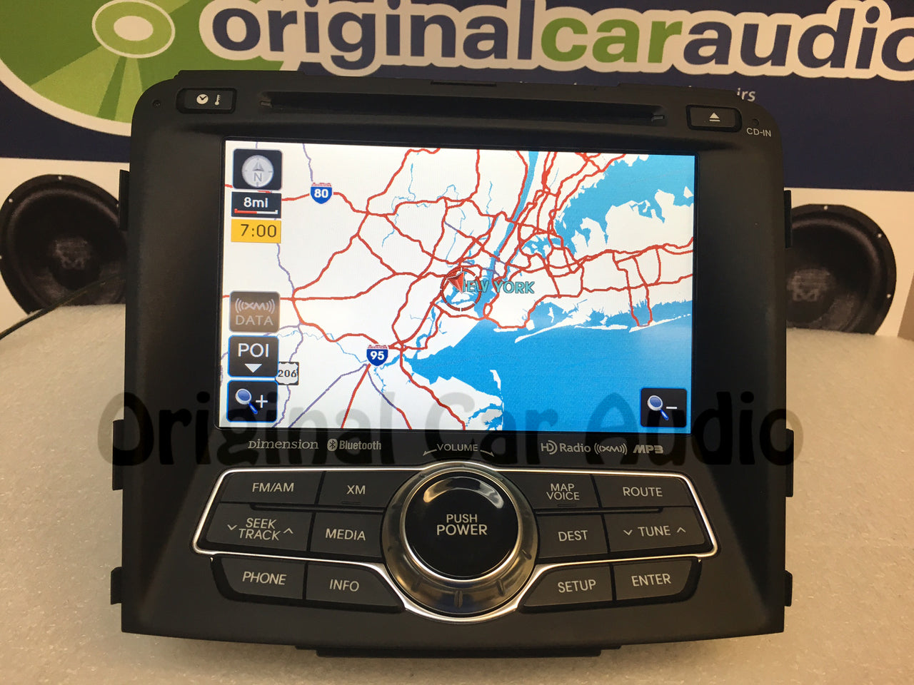 2011-2013 Hyundai Sonata Dimension GPS Navigation HD Radio 96560-3Q0054X