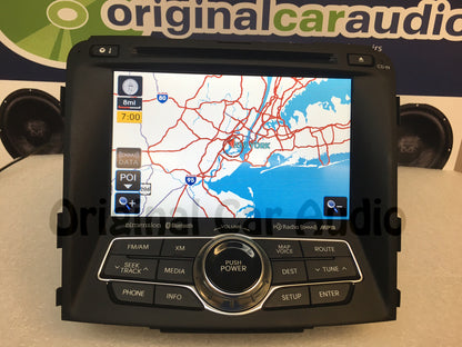 2011-2013 Hyundai Sonata Dimension GPS Navigation HD Radio 96560-3Q0054X