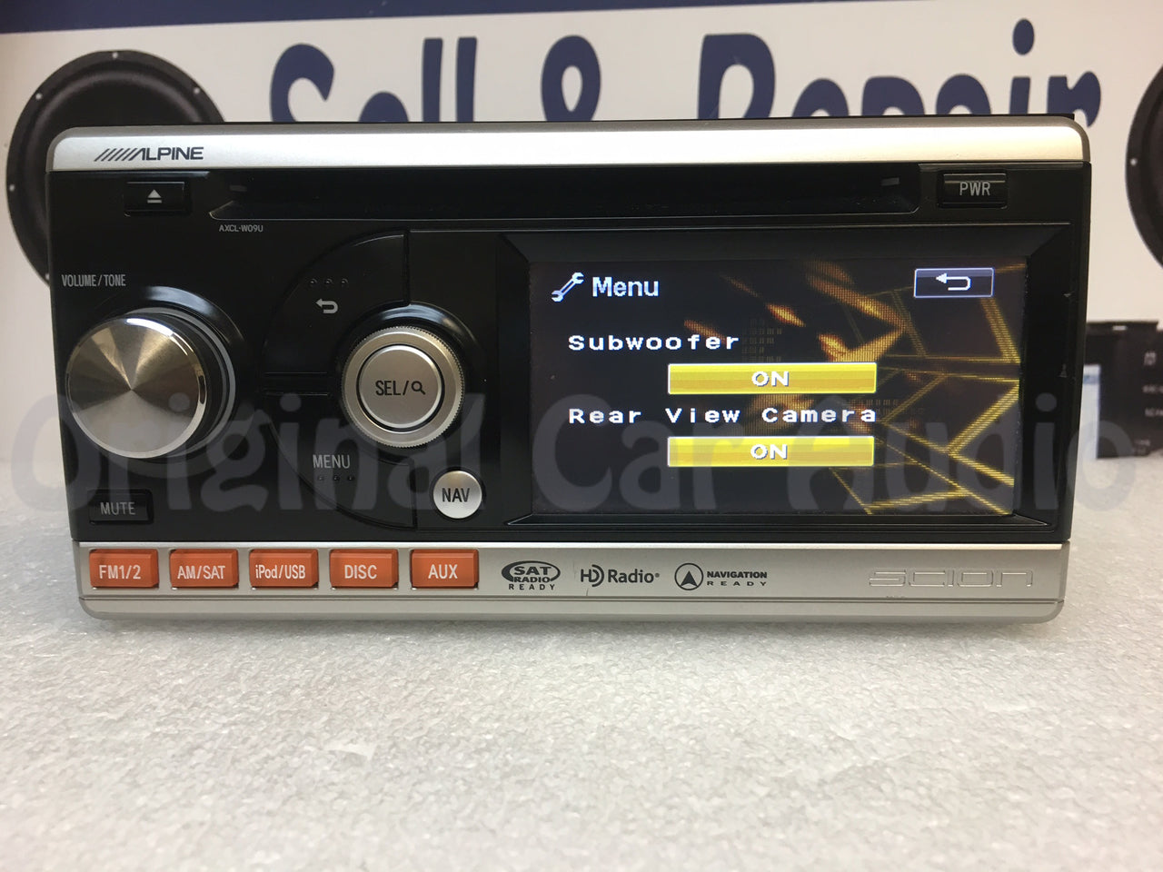 2008 - 2014 Scion TC XD Alpine Touch Screen Receiver OEM AXCL-W09U