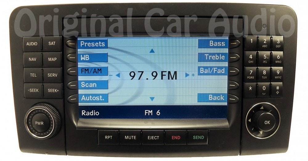 2006 - 2008 Mercedes-Benz ML Class OEM Navigation GPS Satellite Radio Stereo Receiver