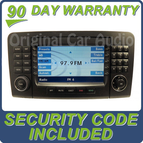 2006 - 2008 Mercedes-Benz ML Class OEM Navigation GPS Satellite Radio Stereo Receiver