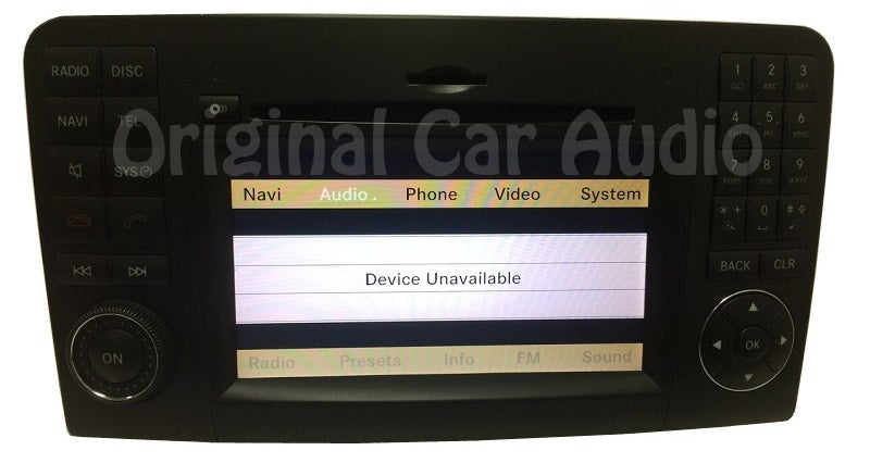 2008 - 2012 Mercedes-Benz ML GL Class OEM Factory Navigation Bluetooth GPS Radio CD Player