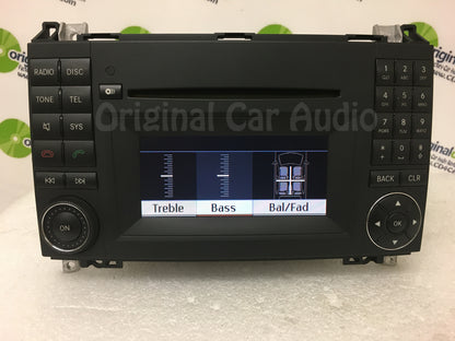 2009 - 2011 Mercedes B-Class B200 OEM AM FM Single CD Bluetooth Radio