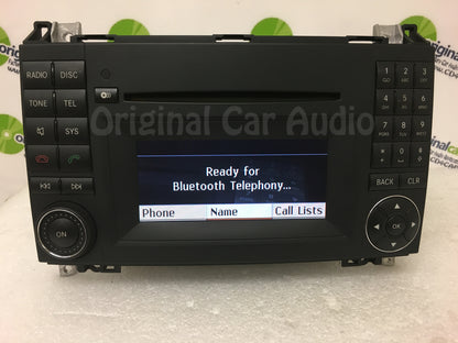 2009 - 2011 Mercedes B-Class B200 OEM AM FM Single CD Bluetooth Radio