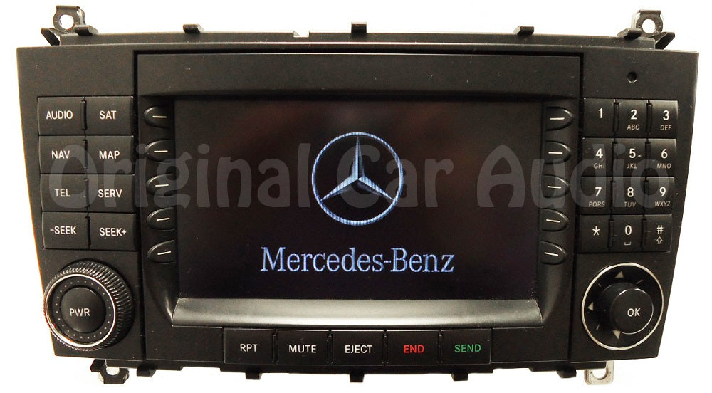 2005 2006 2007 Mercedes-Benz C Class OEM Comand Navigation Radio CD Player TYPE 203