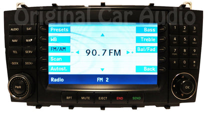 Refurbished 2005 2006 2007 Mercedes-Benz C Class OEM Comand Navigation Radio CD Player TYPE 203