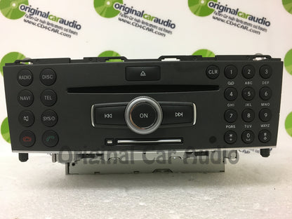 2008 - 2012 Mercedes C-Class C230 C250 C300 C350 C63 OEM Navigation GPS 6 CD Radio Media Command Receiver