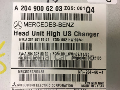 2008 - 2012 Mercedes C-Class C230 C250 C300 C350 C63 OEM Navigation GPS 6 CD Radio Media Command Receiver