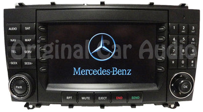 2005 2006 2007 2008 2009 Mercedes-Benz CLK Class OEM Comand Navigation Radio CD Player Display 209 Type