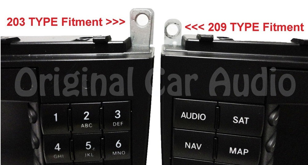 2005 - 2009 Mercedes-Benz CLK Class OEM Command Non-Navigation Radio CD Player Display 203 Type