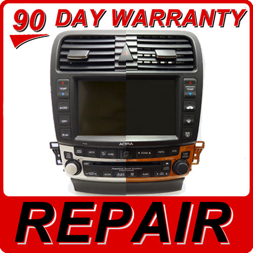 REPAIR Acura TSX Premium Navigation 6 CD Player Changer 2004 2005 2006 2007 2008