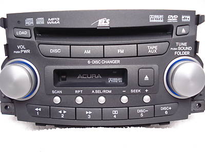 06 07 08 Acura TL Radio 6 Disc CD Changer DVD Cassette 1SB1 OEM