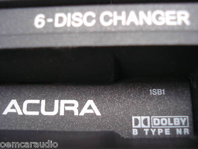 06 07 08 Acura TL Radio 6 Disc CD Changer DVD Cassette 1SB1 OEM