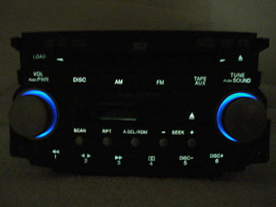 06 07 08 Acura TL Radio 6 Disc CD Changer DVD Cassette 1SB1 OEM