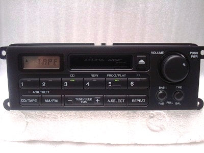 1999 2000 2001 2002 Acura RL GPS Radio and Tape Player W/ CODE 39100-SZ3-A920-M1, 39100-SZ3-A910-M1, 39100-SZ3-A930-M1, 39100-SZ3-A950-M1