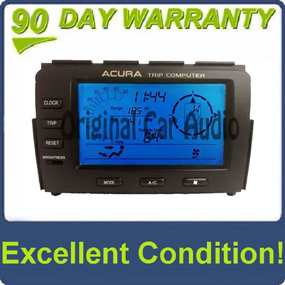 2001 2002 Acura MDX Trip Computer Display Screen 78200-S3V-A030-M1, 78200-S3V-A030, 78200S3VA030M1, 78200S3VA030