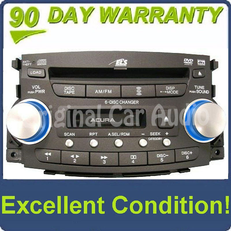 NEW Acura TL Radio 6 Disc CD Changer DVD Cassette 2004 2005 2006 1TB2