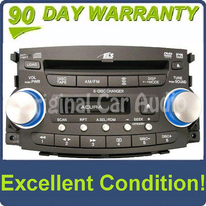 NEW Acura TL Radio 6 Disc CD Changer DVD Cassette 2004 2005 2006 1TB2