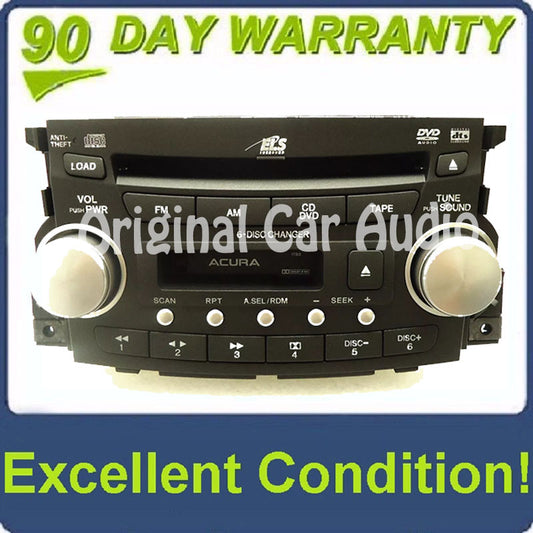 Acura TL 1TB3 Radio Tape Player 6 Disc CD Changer DVD 2004 2005 2006,1TB3, 39100-SEP-C011, 39100 SEP C011, 39100SEPC011