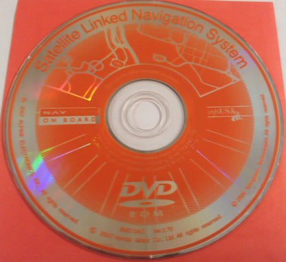 Acura Honda Satellite Navigation System GPS DVD Drive Disc BM513AO Ver. 3.70