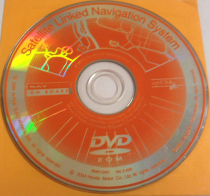 Acura Honda Satellite Navigation System GPS DVD Drive Disc BM513AO Ver. 3.40A