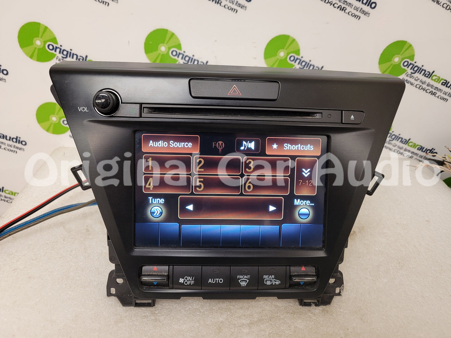 2016 - 2017 Acura MDX OEM Single CD AM FM Touch Screen Media Radio Receiver