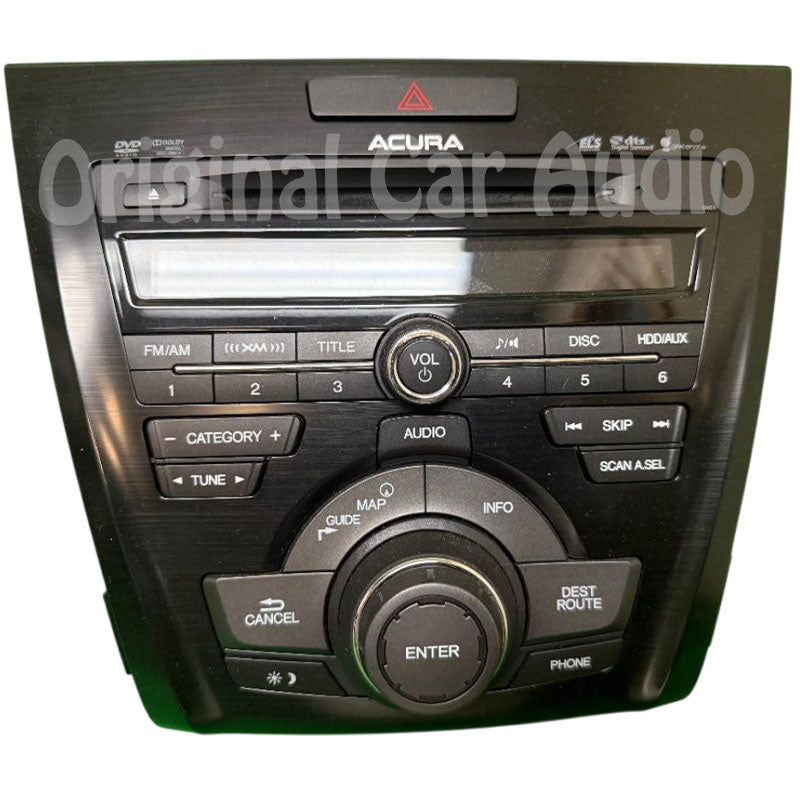 2013 - 2015 Acura ILX with factory navigation, Radio Stereo Receiver CD player