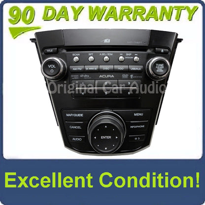 ACURA MDX Navigation Radio CD Player GPS 2AF1 w/ CODE