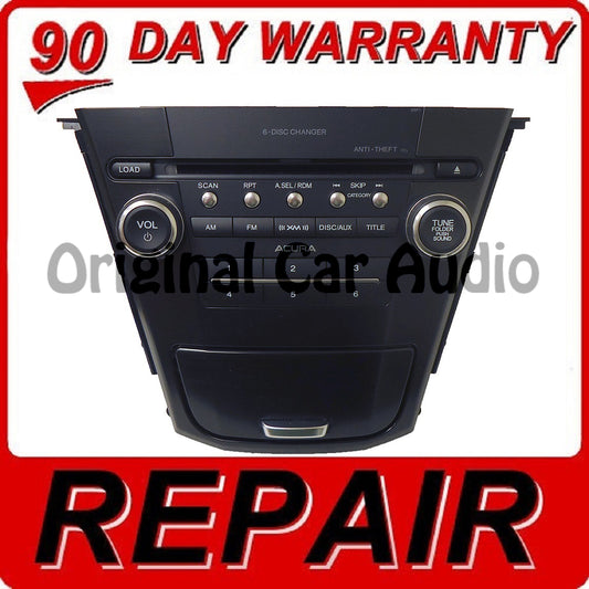 10 11 12 13 REPAIR YOUR ACURA MDX Radio Stereo Receiver 6 Disc Changer CD Player 2010 2011 2012 2013