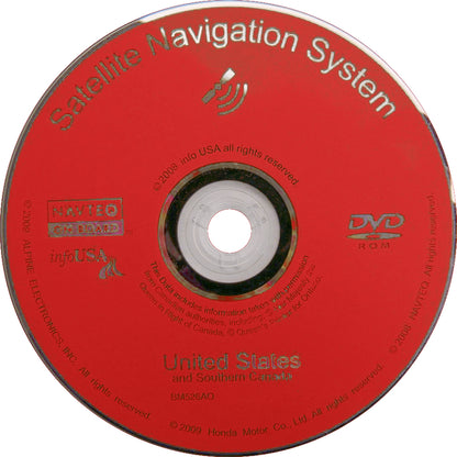 Acura TL Navigation GPS Disc Update RED Disk 09 10 11