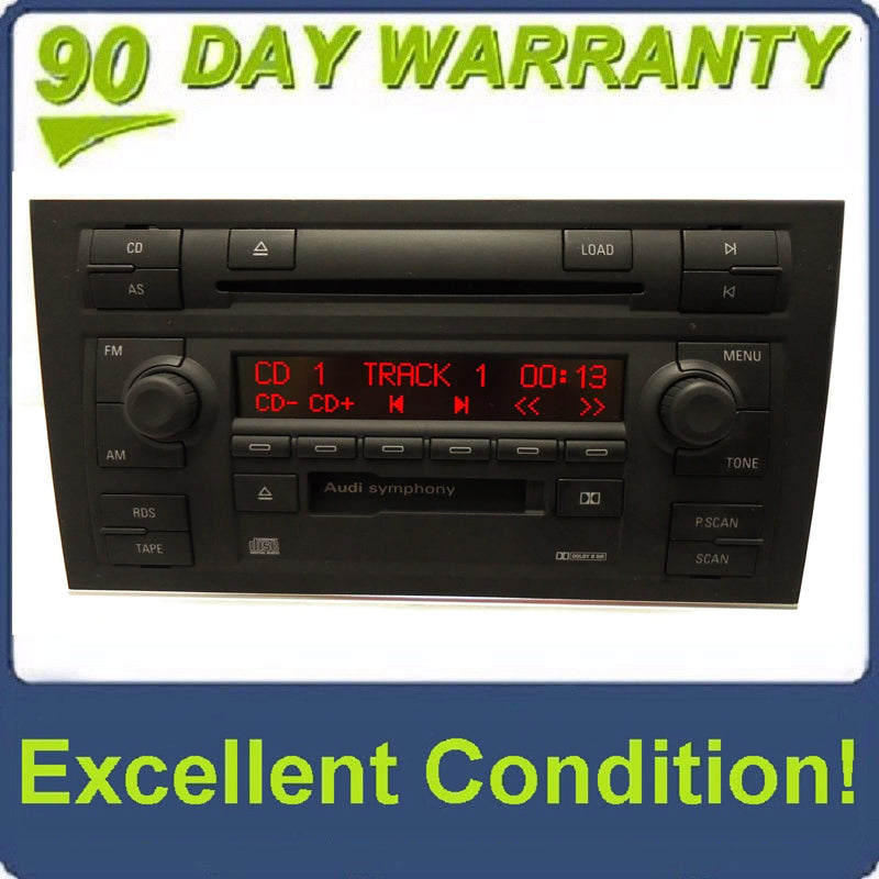 2002 2003 2004 Audi A4 S4 6 Disc CD Changer Player Radio Bose 8E0 035 195 A