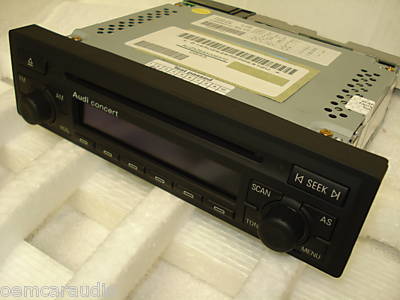New 1998 1999 2000 2001 2002 2003 2004 2005 Audi S4 S6 A4 A6 TT 1.8T Concert II CD Player Radio