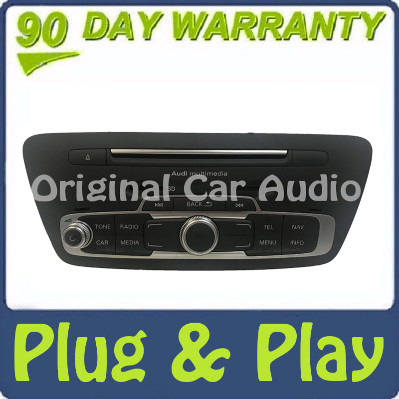 2014 - 2016 Audi Q3 Quattro OEM Factory Navigation Multimedia AM FM Radio Single SD Sim Card CD Player BLEMISHED