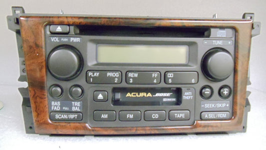 99 - 01 Acura TL Radio and CD player WOOD