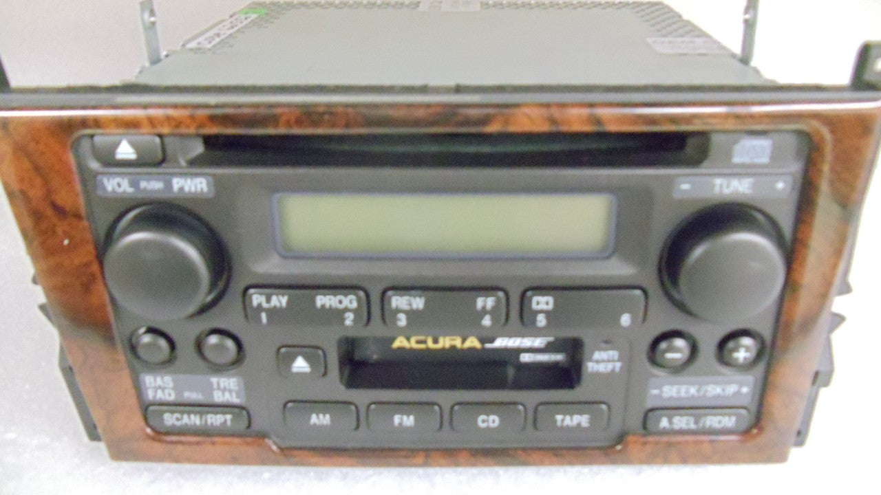 99 - 01 Acura TL Radio and CD player WOOD