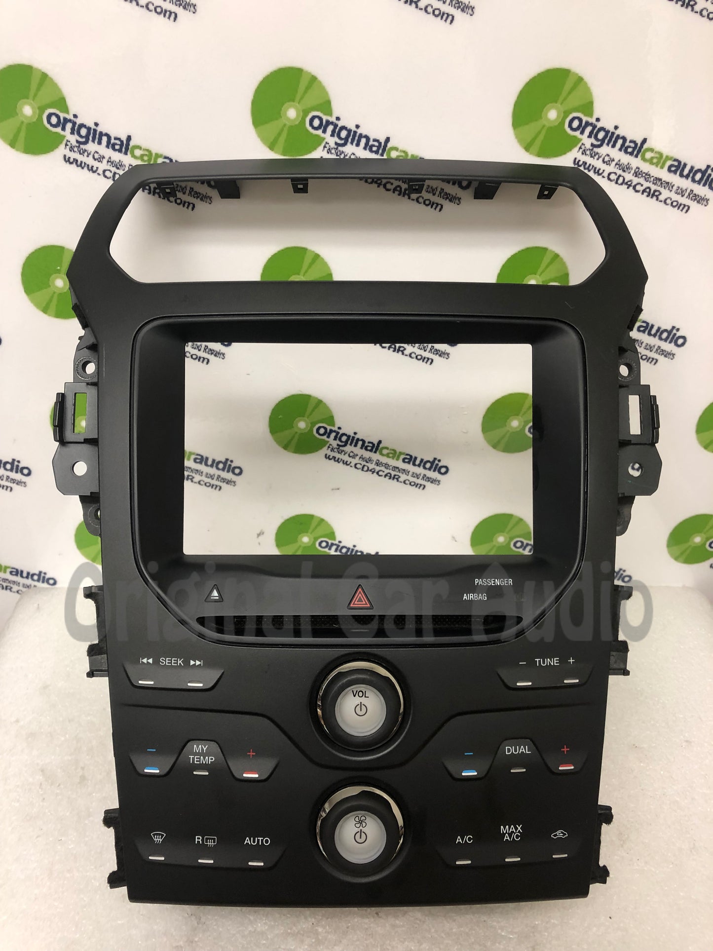 2012 Ford Explorer OEM 8" Radio Display Climate Control Faceplate BEZEL ONLY