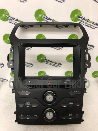 2012 Ford Explorer OEM 8" Radio Display Climate Control Faceplate BEZEL ONLY