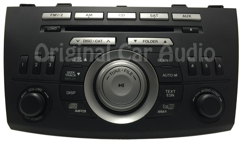 2010 2011 2012 2013 Mazda 3 OEM Radio SAT XM 6 CD CHANGER