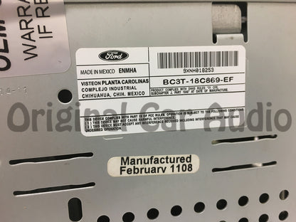 2011 - 2015 Ford F250/350 Super Duty OEM 12 Volt Single CD MP3 AM FM Radio