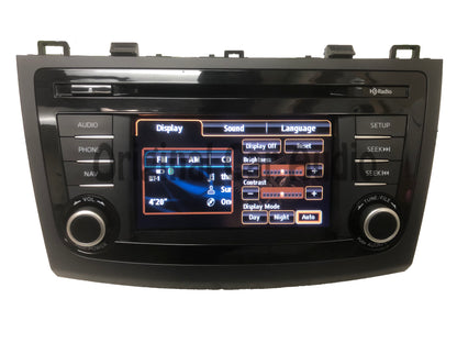 2012 - 2013 Mazda 3 Mazdaspeed 3 OEM BOSE Touch Screen Navigation Multi Media HD Radio Receiver