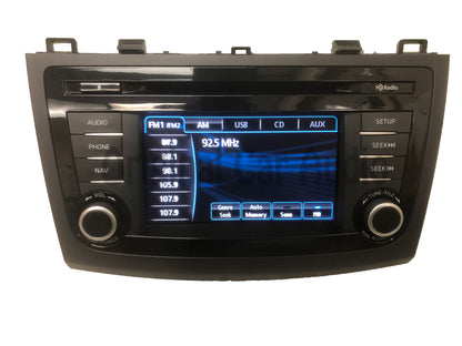 2012 - 2013 Mazda 3 Mazdaspeed 3 OEM BOSE Touch Screen Navigation Multi Media HD Radio Receiver