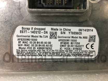 2013 - 2016 Ford F-150 OEM Radio Block Sync 2 Module APIM NON-Navigation