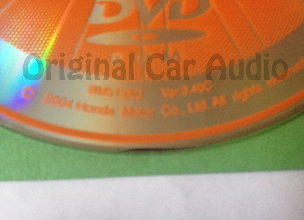 Acura Honda Satellite Navigation System GPS DVD Drive Disc BM513AO Ver. 3.40C