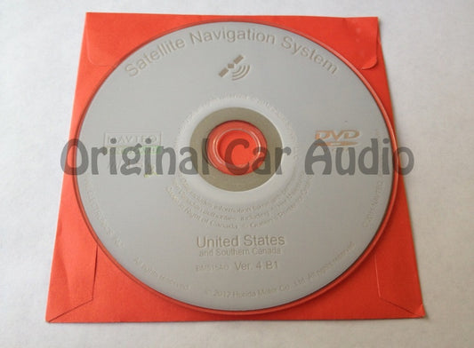Acura Honda Satellite Navigation System GPS DVD Drive Disc BM515AO Ver. 4.B1