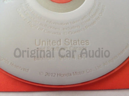 Acura Honda Satellite Navigation System GPS DVD Drive Disc BM515AO Ver. 4.B1