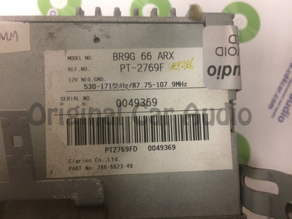 2005 - 2008 MAZDA 3 Radio Stereo 6 Disc Changer CD Player w/out Trip Display Silver Sat 2005 2006 2007 2008